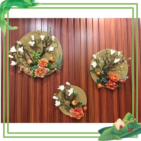 Phên tròn thừng đay Trang Trí  deco làm handmade chụp sản phẩm Làm Phụ Kiện dây thừng