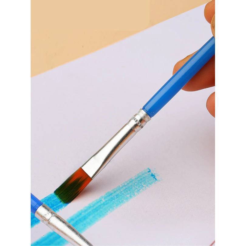 COMBO 10 / 100 Bút Cọ Vẽ Màu Nước, Tô Tượng, Cọ Tô Màu Nước, Sơn Dầu, Acrylic