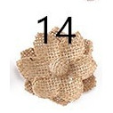Nơ Vải bố handmade trang trí quà tặng lễ hội, Steam mầm non ( Combo 5 cái)
