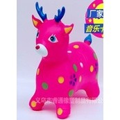 Thú nhún hươu có tặng kèm nhạc cao cấp cỡ to đại tăng cường cho trẻ vận động