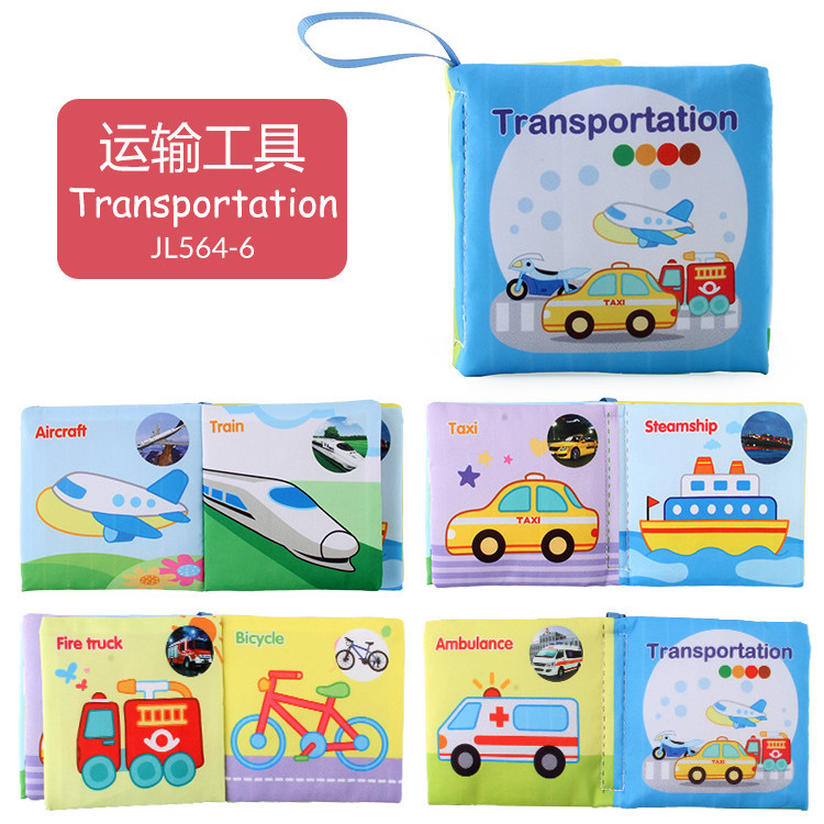 Sách vải  kích thích thị giác với nhiều chủ đề bằng tiếng anh giúp bé vừa học vừa chơi