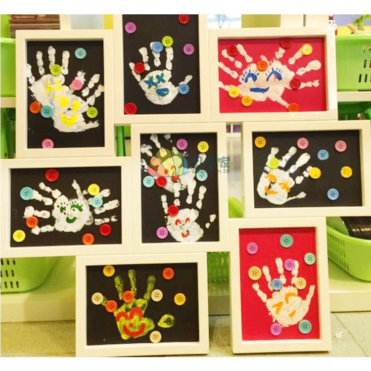 Khung ảnh Vintage khung tranh không kính bằng gỗ thông trang trí STEAM mầm non tiểu học