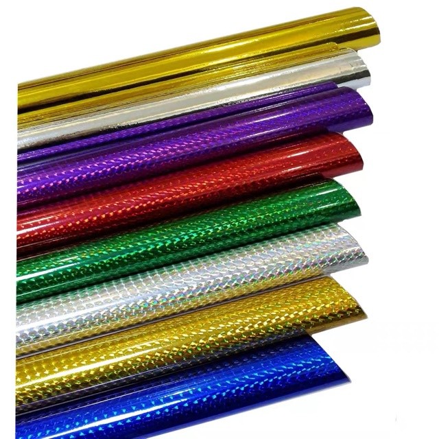 Giấy dán Decal  ánh kim tuyến trang trí deco quảng cáo khổ (60x1m) có 8 màu sắc