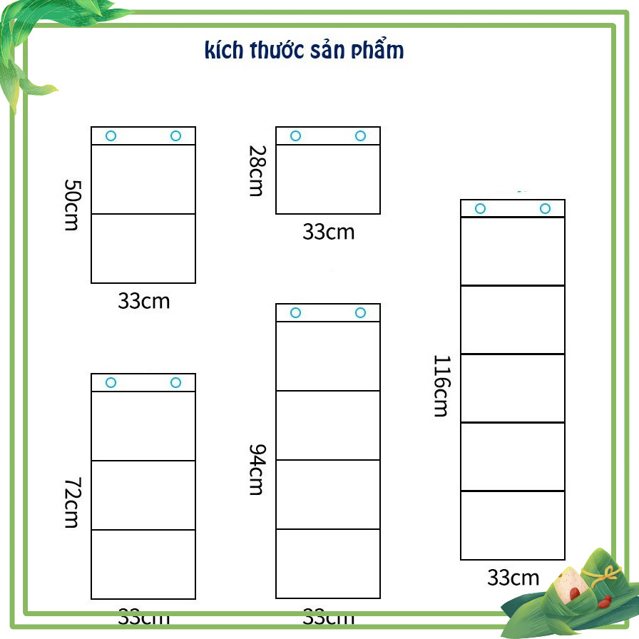 Túi sản phẩm đựng vừa A4 cho mầm non, tiểu học