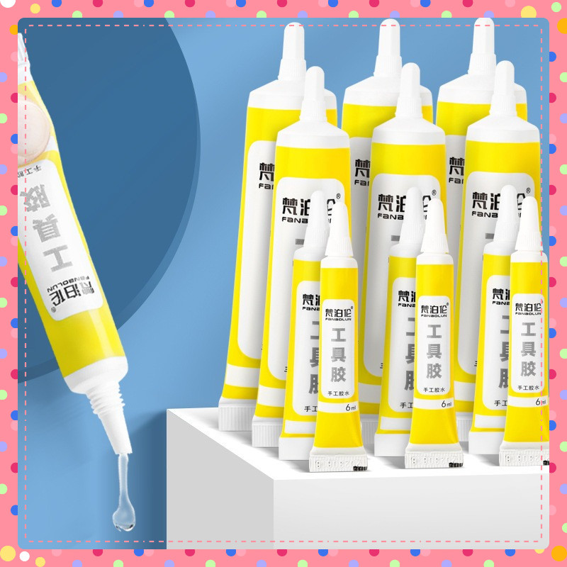 Một chai keo sữa dán, keo cồn làm thủ công tự làm Cuteroom 10 -30ml dùng mầm non - tiểu học