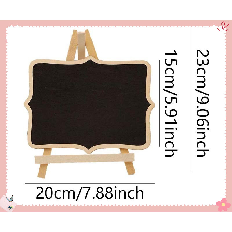 BẢNG ĐEN MINI GỖ ĐỂ BÀN – TRANG TRÍ & GHI CHÚ SIÊU XINH MẦM NON - TIỂU HỌC