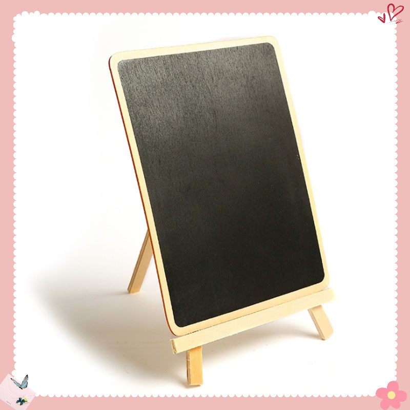 BẢNG ĐEN MINI GỖ ĐỂ BÀN – TRANG TRÍ & GHI CHÚ SIÊU XINH MẦM NON - TIỂU HỌC