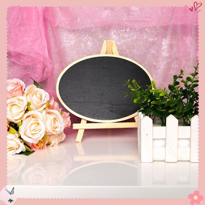 BẢNG ĐEN MINI GỖ ĐỂ BÀN – TRANG TRÍ & GHI CHÚ SIÊU XINH MẦM NON - TIỂU HỌC