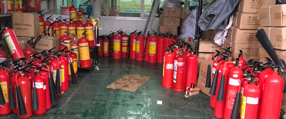 NẠP SẠC BÌNH CHỮA CHÁY BỘT XE ĐẨY ABC 35KG TẠI QUẬN HOÀNG MAI HÀ NỘI