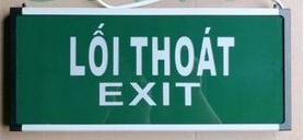 ĐÈN EXIT KHÔNG CHỈ HƯỚNG