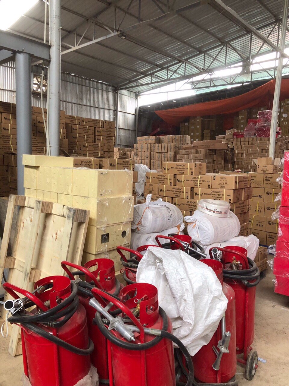 Bình chữa cháy giá rẻ tại Hà Nội (tem kiểm định)
