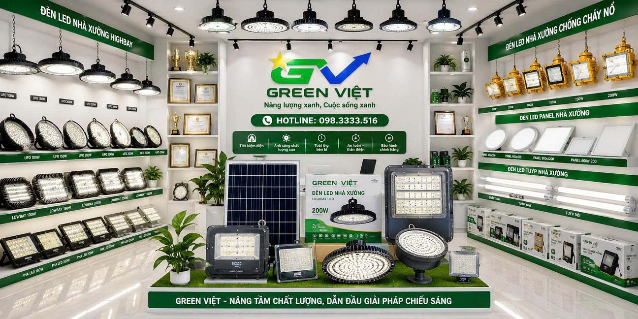 Đèn Led Nhà Xưởng