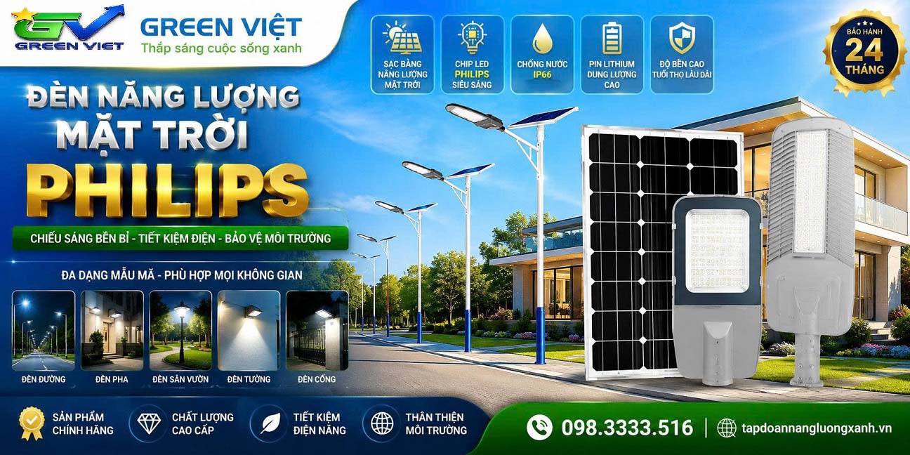 Đèn Năng Lượng Mặt Trời Philips