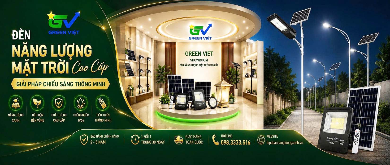 Đèn năng lượng mặt trời chính hãng giá tốt 2026