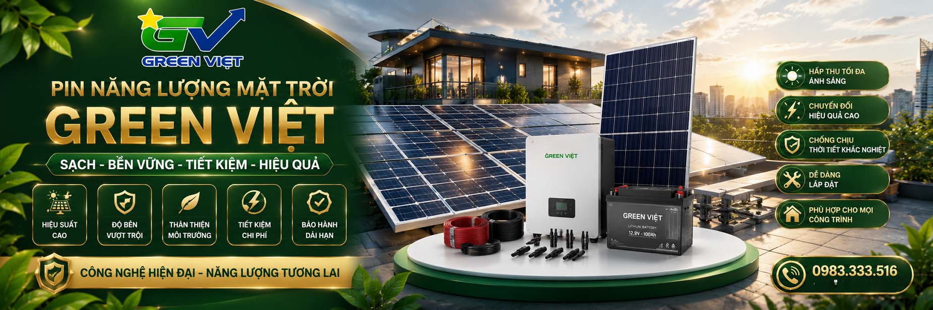 Điện Năng Lượng Mặt Trời Green Việt