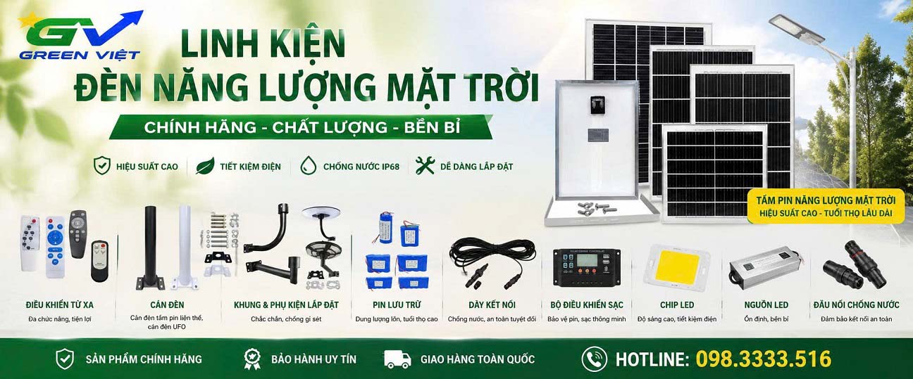Linh Kiện Đèn Năng Lượng Mặt Trời