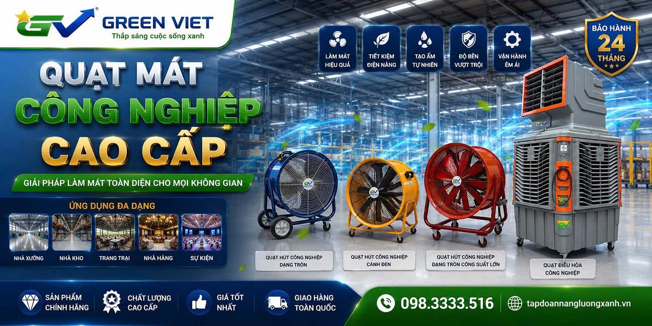 Quạt công nghiệp Green Việt