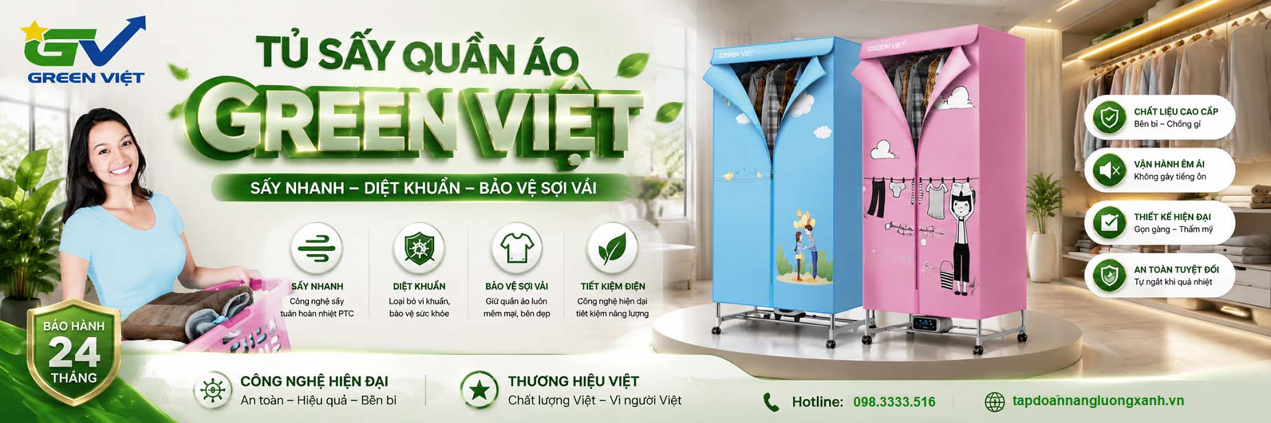 Tủ Sấy Quần Áo
