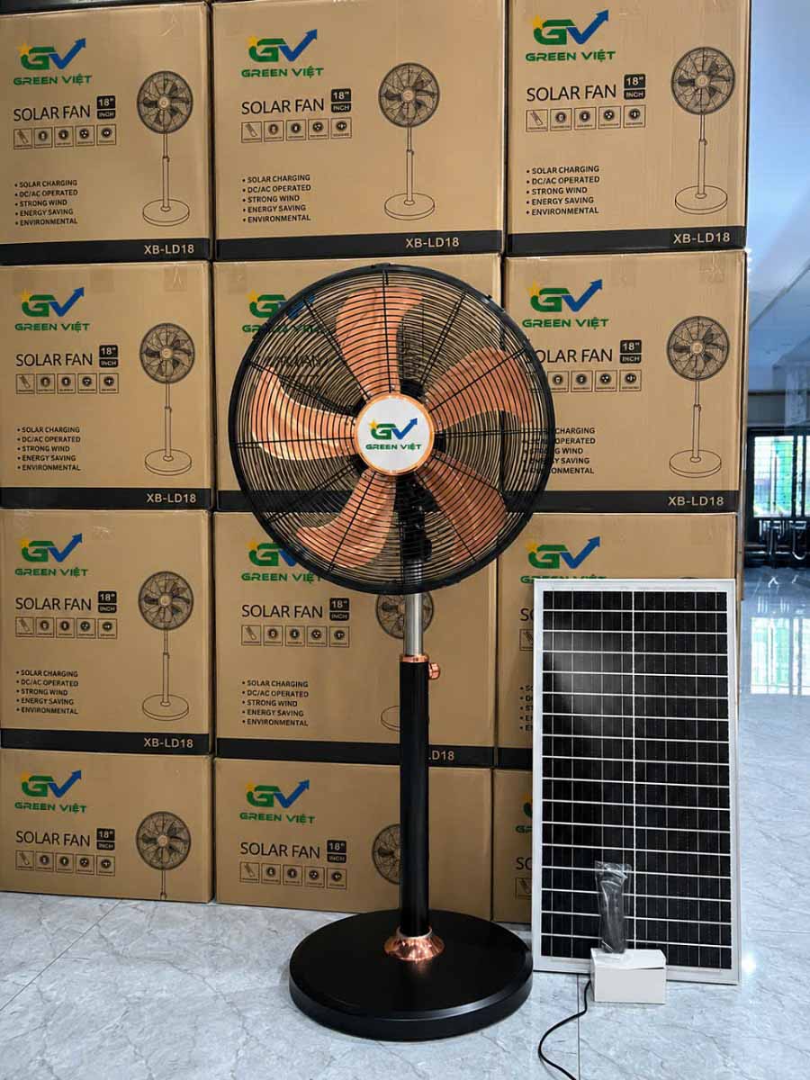 Cách Lắp Quạt Năng Lượng Mặt Trời