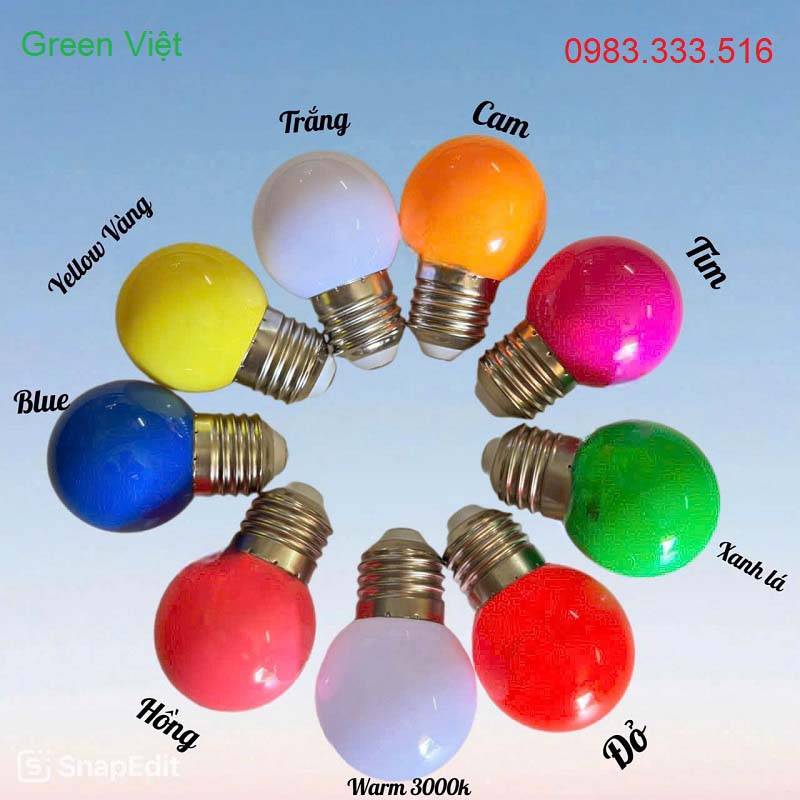 Dây led quả nhót 10m 20 bóng QN02