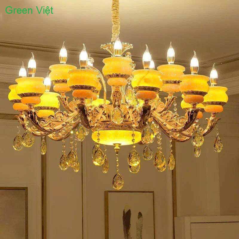Đèn chùm đá cao cấp DCDC12 phòng khách