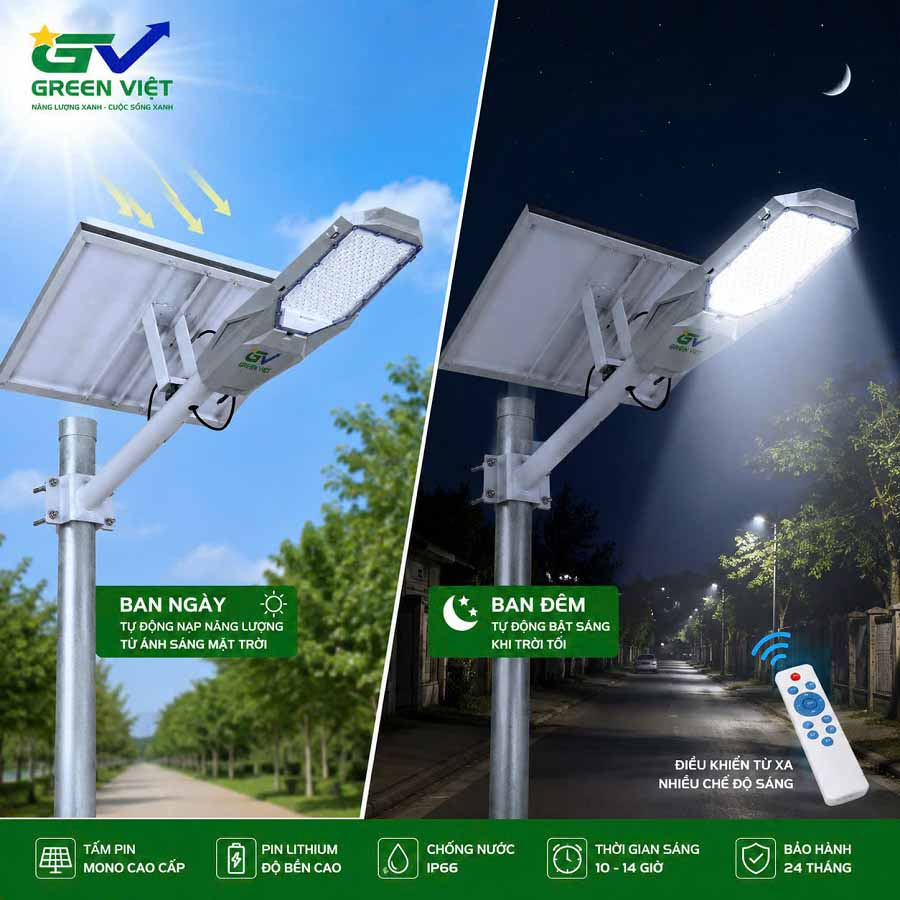 Đèn Đường năng lượng mặt trời 1000W