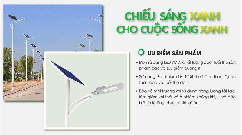 Đèn đường năng lượng mặt trời 30W Euler