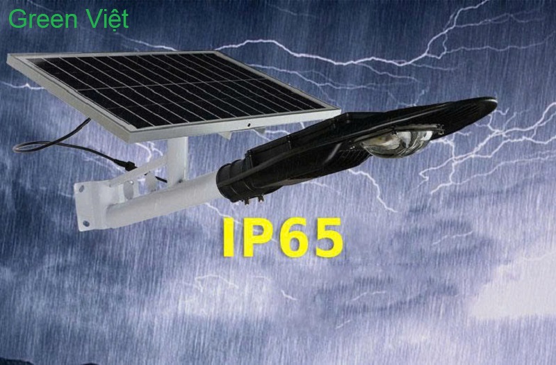 Đèn Đường Năng Lượng Mặt Trời Chiếc Lá 50W Đường Giao Thông, Sân Vườn