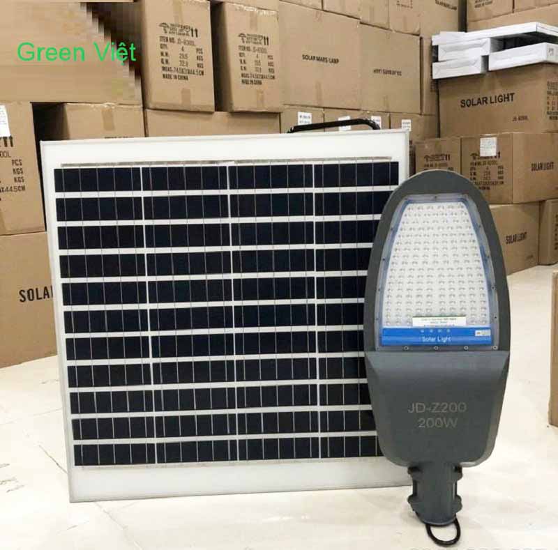 Đèn đường năng lượng mặt trời Jindian 200W JD-Z200