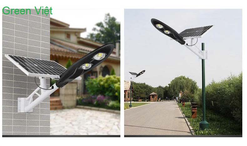Đèn đường năng lượng mặt trời lá cao áp L100W