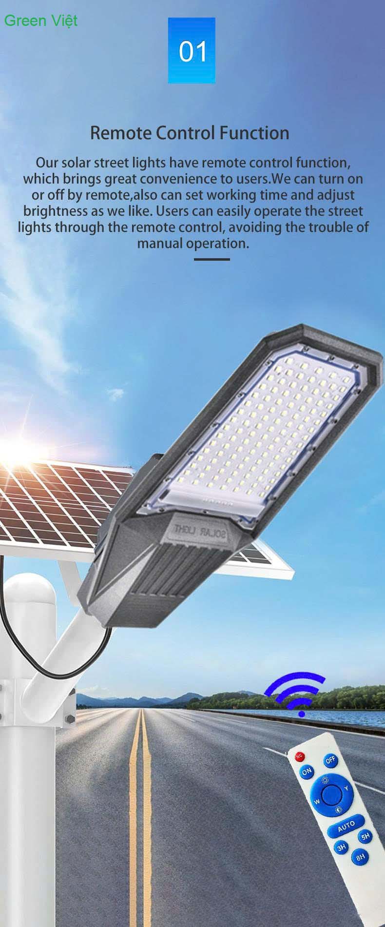 Đèn Đường Năng Lượng Mặt Trời Z98-1000W Cao Cấp