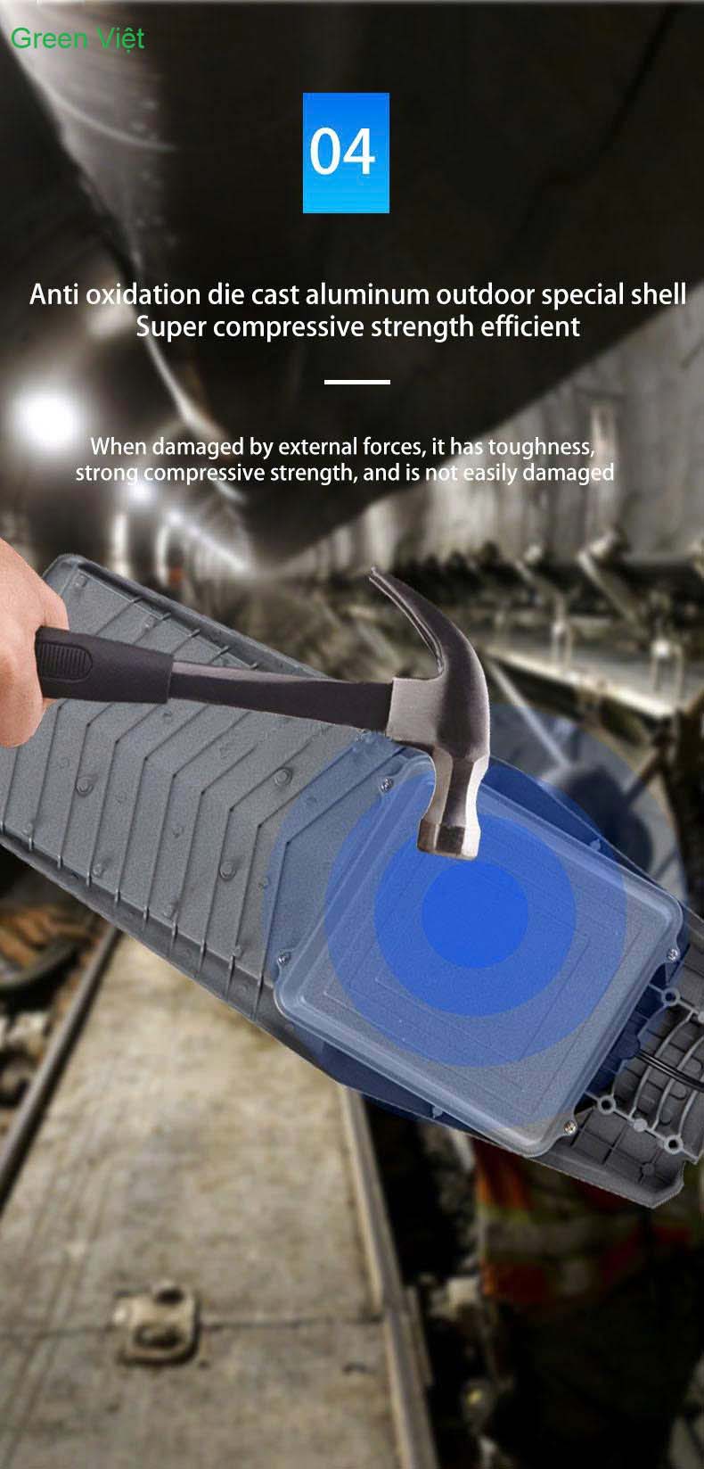 Đèn Đường Năng Lượng Mặt Trời Z98-1000W