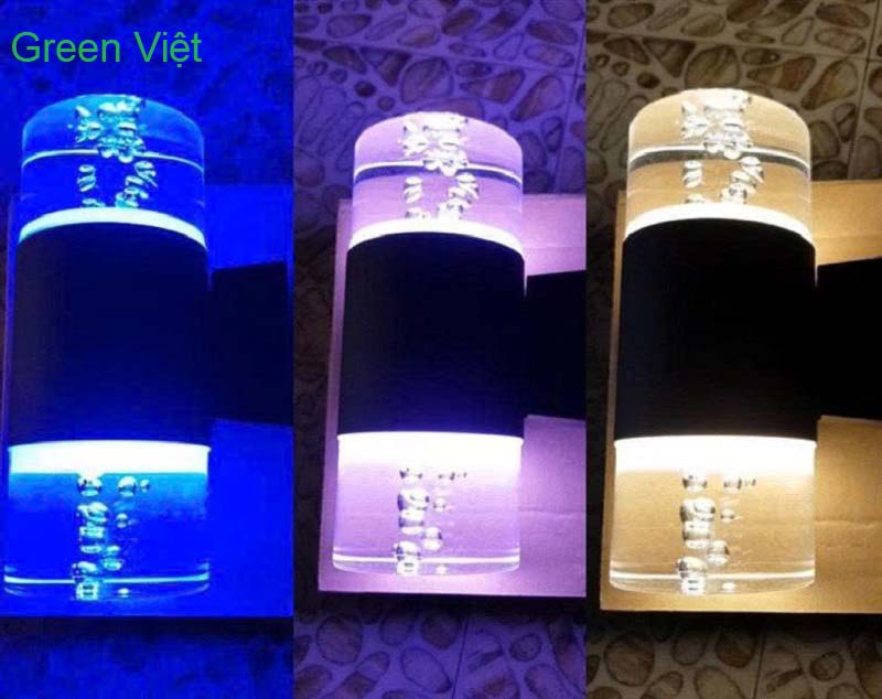 Đèn led trụ pha lê 2 đầu D90 DTTG-02 hình giọt nước