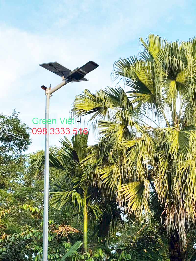 Đèn Măng Lượng Mặt Trời GV-19150 Sân Vườn, Công Trình