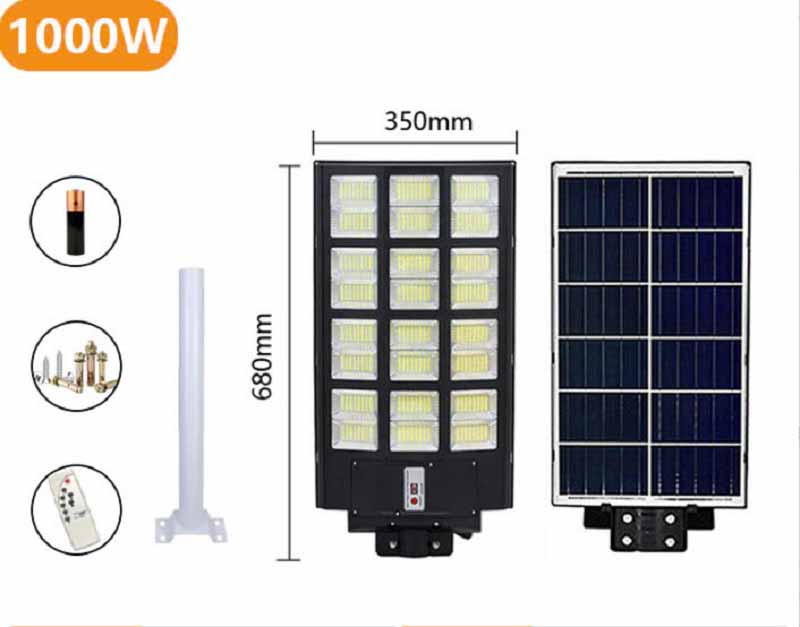 Đèn năng lượng mặt trời 1000w TLP-1000 Pin Liền Đèn