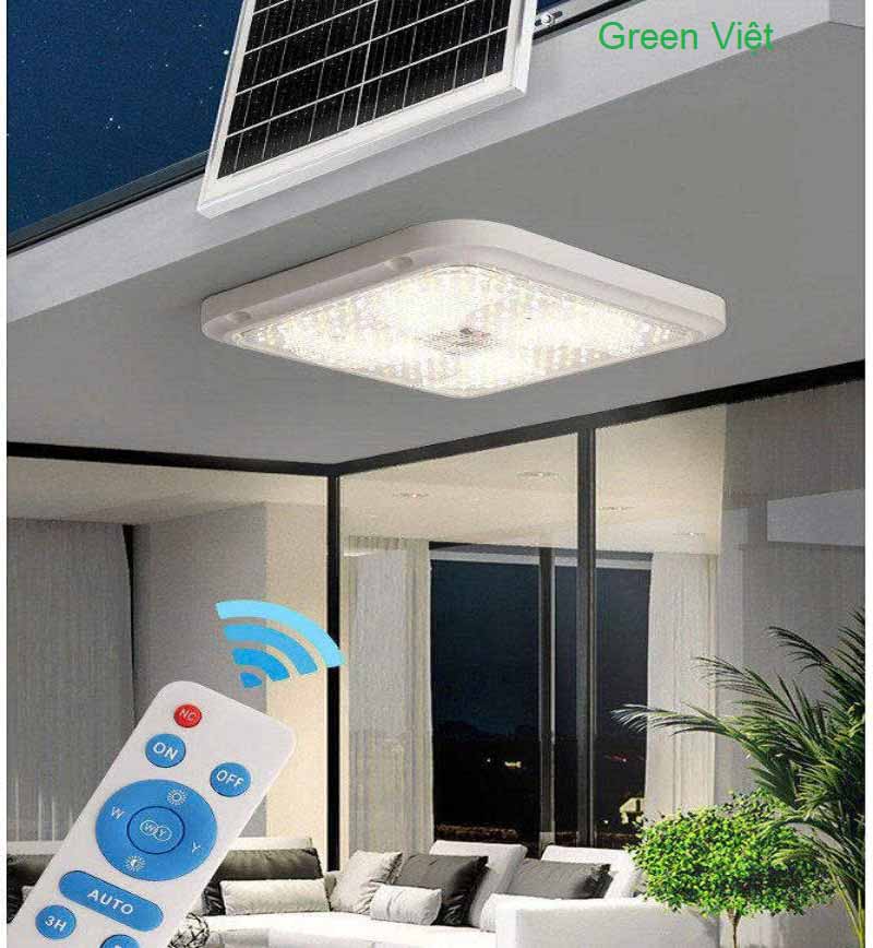 Đèn năng lượng mặt trời 200w TOT-200 ốp trần trong nhà