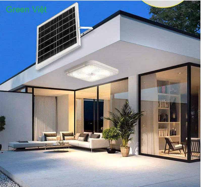 Đèn năng lượng mặt trời 200w TOT-200 ốp trần trong nhà