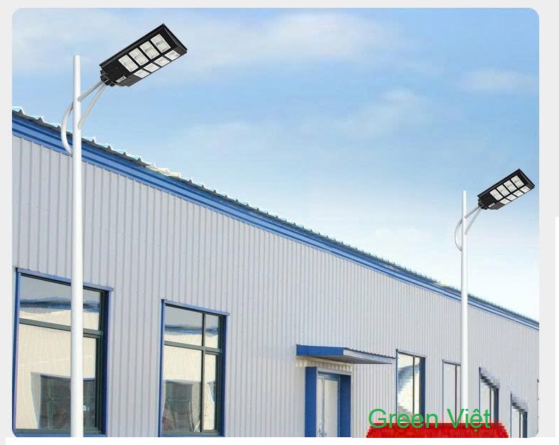 Đèn năng lượng mặt trời 400W PLC400 Cảm Biến Chuyển Động