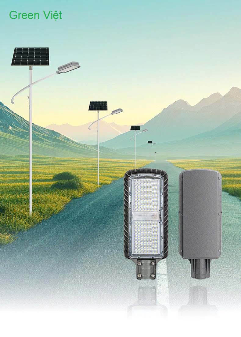Đèn Năng Lượng Mặt Trời ART 100w 200W Công Trình Dự Án