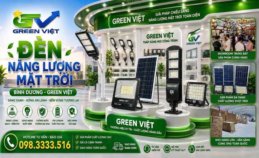 Đèn Năng Lượng Mặt Trời Bình Dương