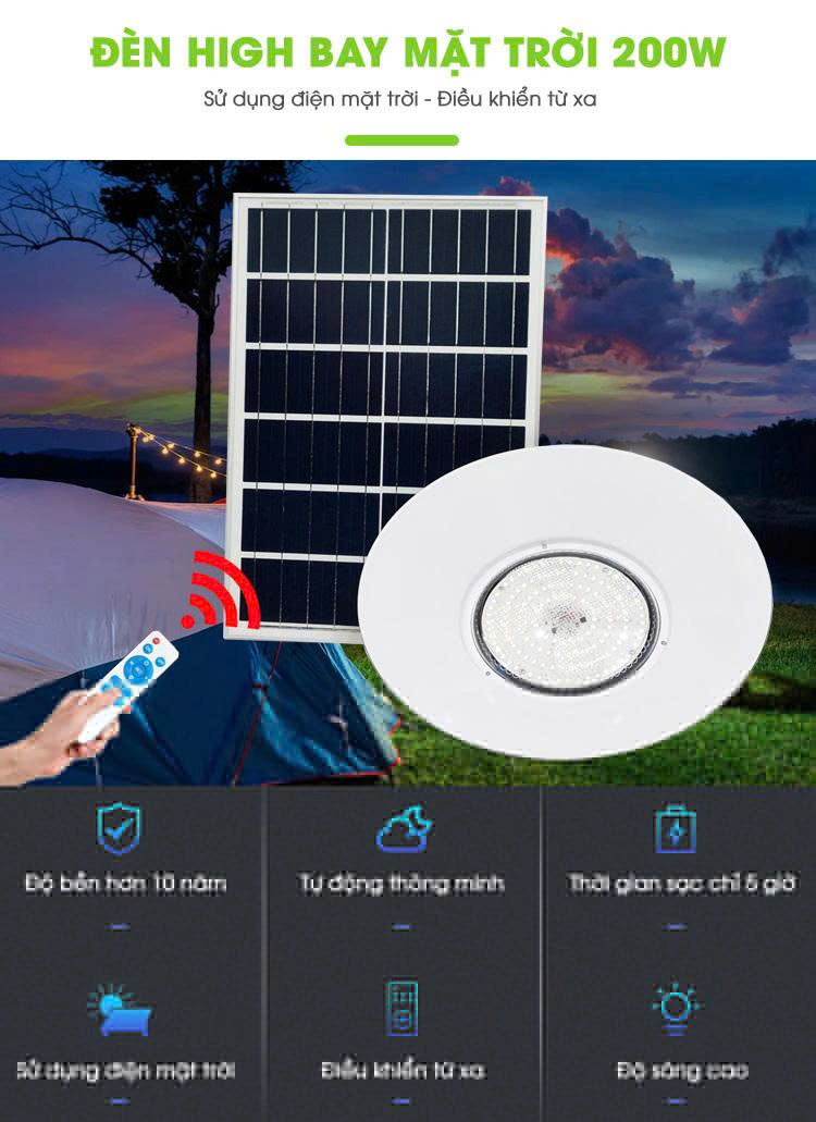 Đèn năng lượng mặt trời DOTlG01 500W