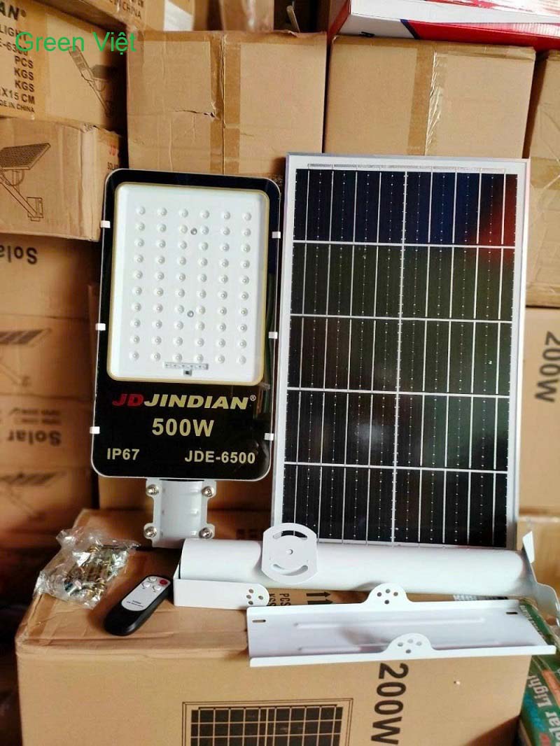 Đèn Năng Lượng Mặt Trời JD-6500 Sân Vườn, Đường Giao Thông