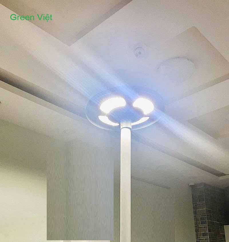 Đèn năng lượng mặt trời sân vườn UFO 1000W nhôm N.UFO.1000