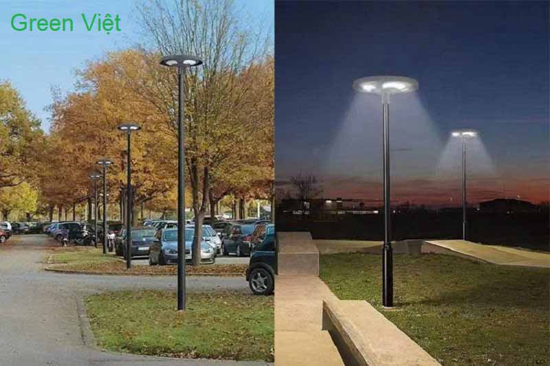 Đèn năng lượng mặt trời sân vườn UFO 1000W nhôm N.UFO.1000