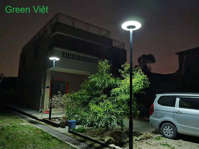 Đèn Solar Light UFO-1000W-V Lắp Sân Vườn, Công Viên