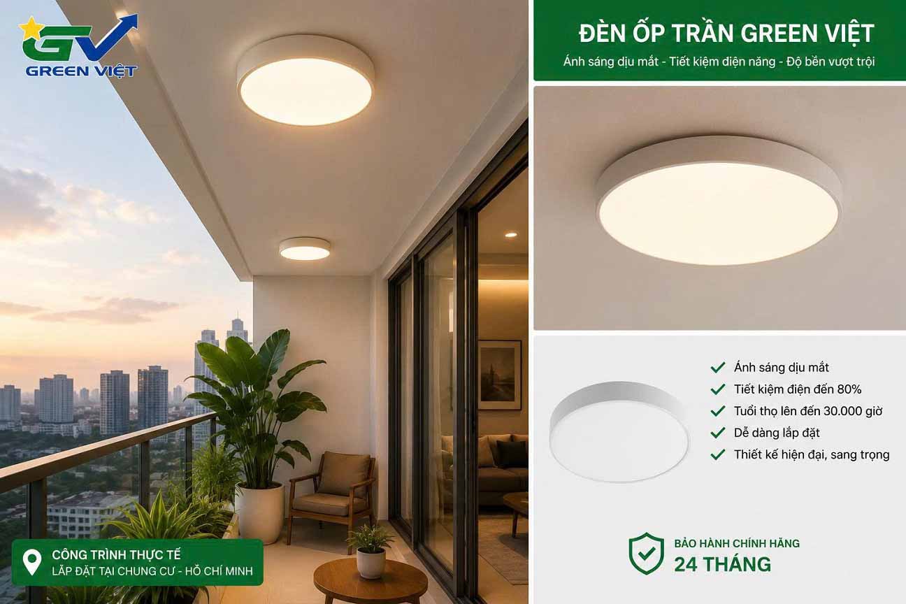 Đèn Ốp Trần