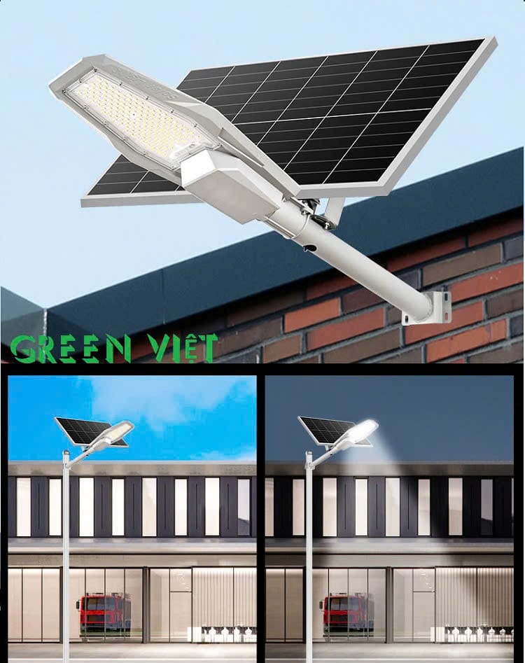 Đèn Phi Thuyền 500W Năng Lượng Mặt Trời PT500