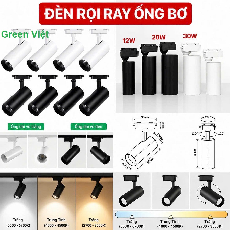 Đèn rọi showroom và cửa hàng 20W