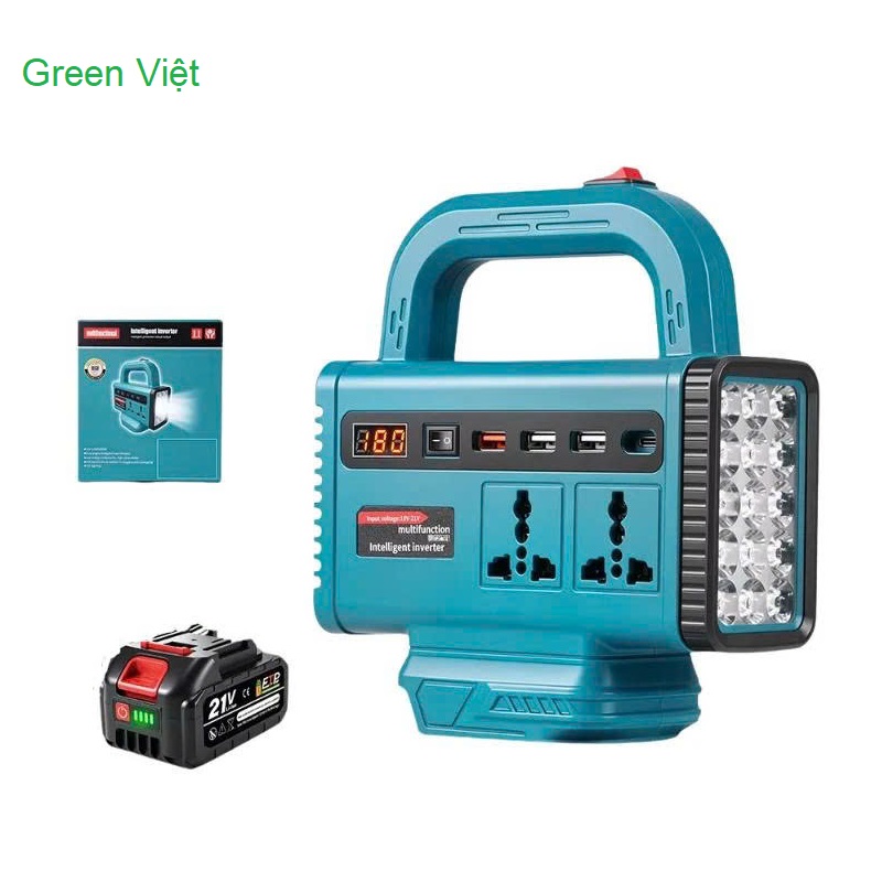 Đèn Tích Điện Siêu Sáng GVD-26 Dùng Pin Đa Năng