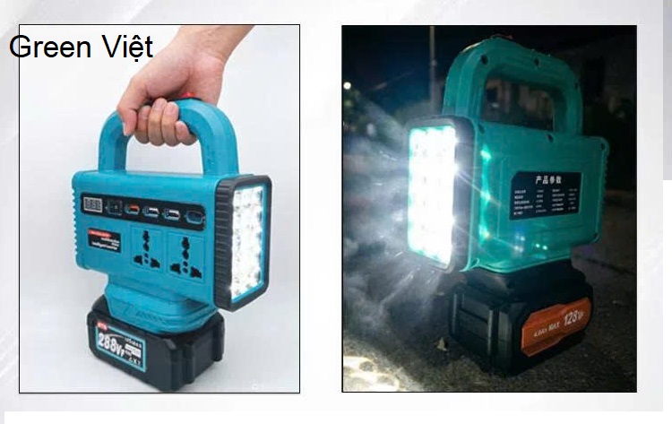 Đèn Tích Điện Siêu Sáng GVD-26 Dùng Pin Đa Năng